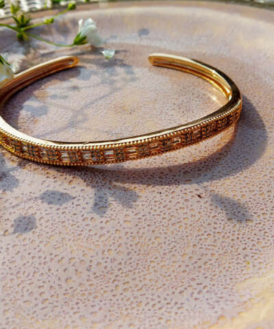 Gold-Tone Cuff Bracelet